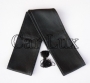 Funda de volante en piel perforada negra para coser